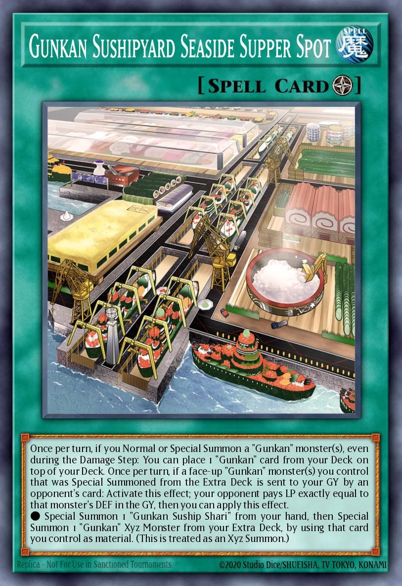 Gunkan Sushipyard Seaside Supper Spot 2022 Tin of the Pharaoh's Gods card