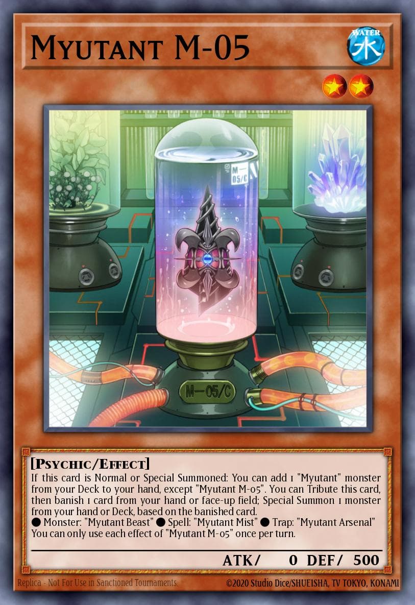 Myutant M-05 Phantom Rage Premiere! promotional card card