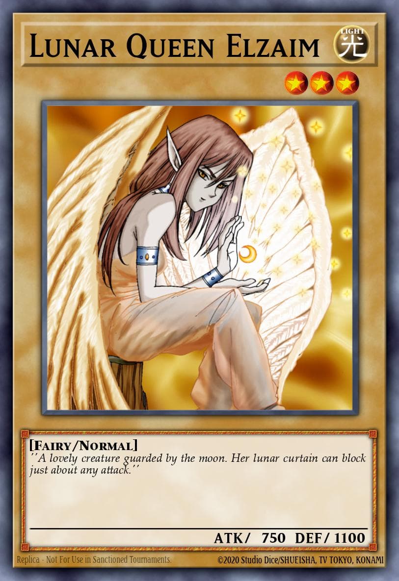 Lunar Queen Elzaim 遊戲王 card