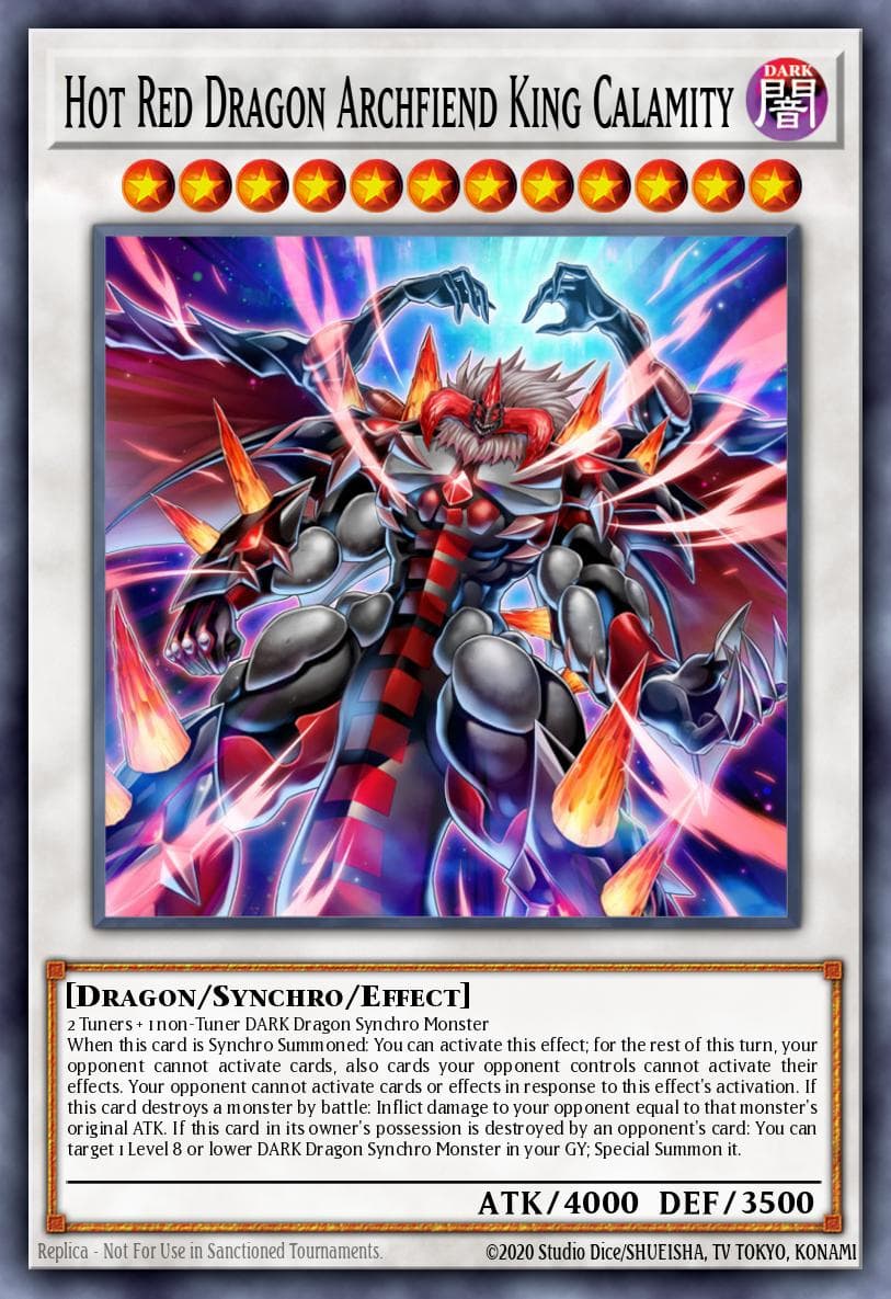 Hot Red Dragon Archfiend King Calamity Maximum Gold: El Dorado card