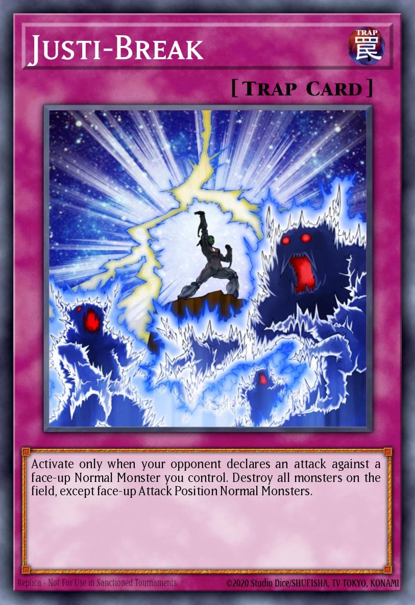 Justi-Break Cyberdark Impact card