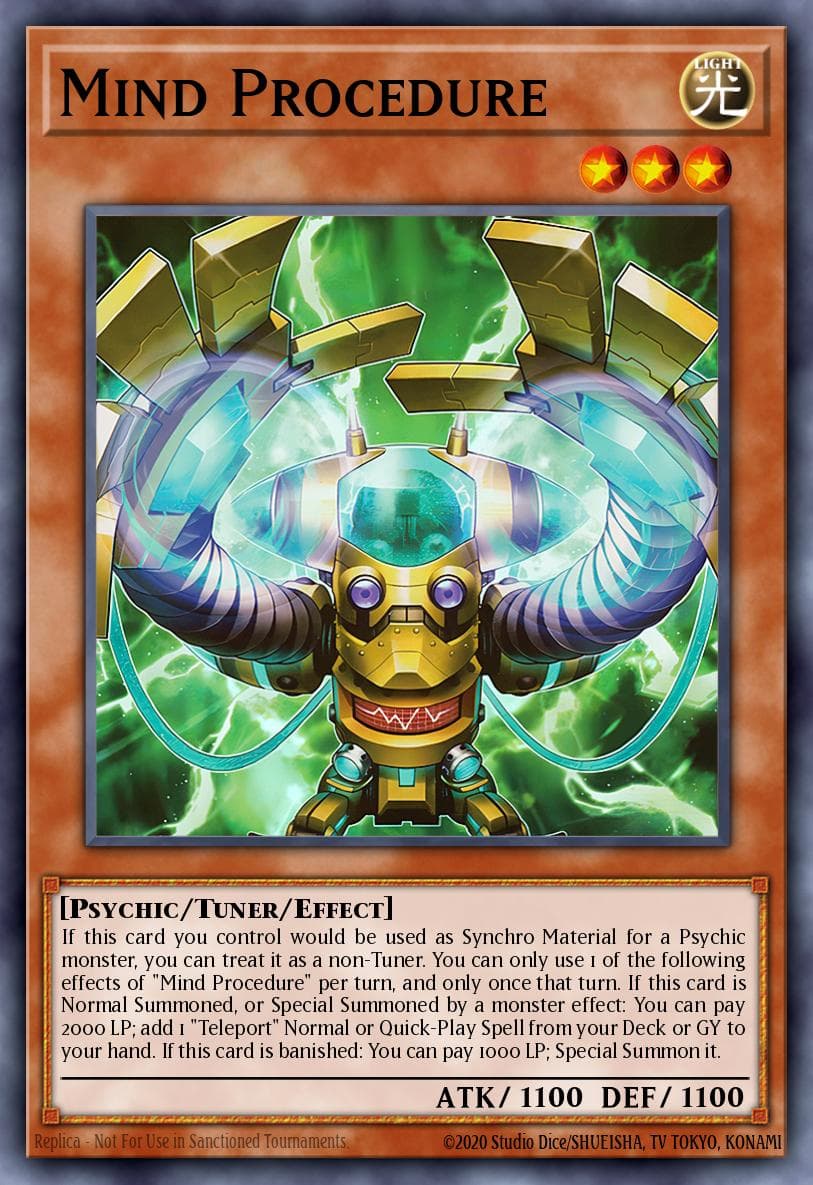 Mind Procedure Duelist's Advance card
