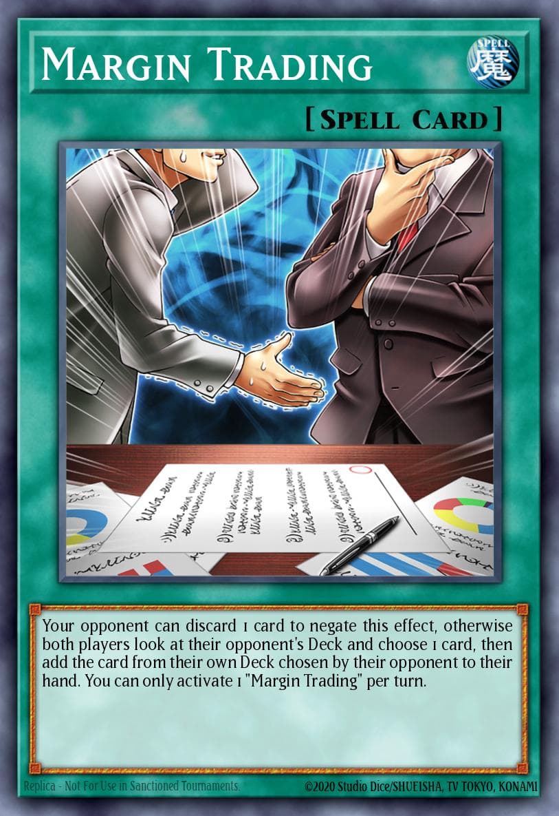 Margin Trading Dawn of Majesty Premiere! promotional card card