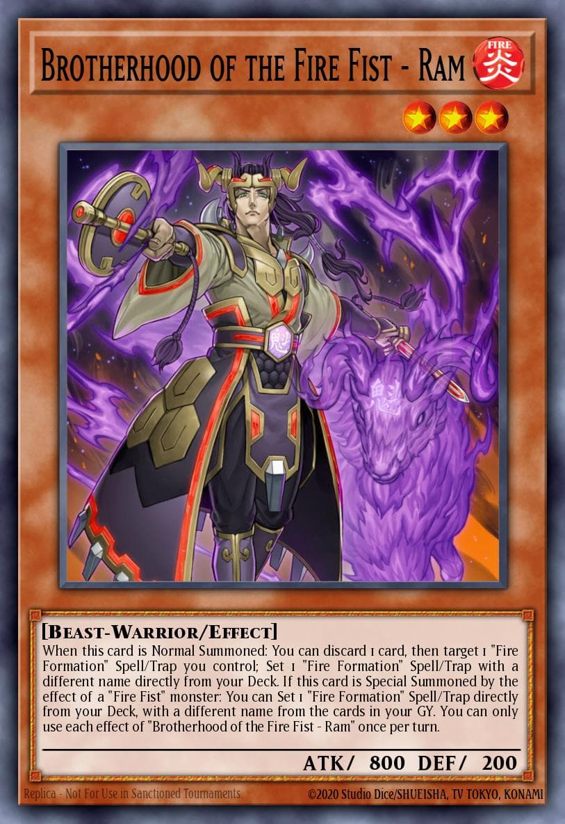 Brotherhood of the Fire Fist - Ram Fists of the Gadgets card