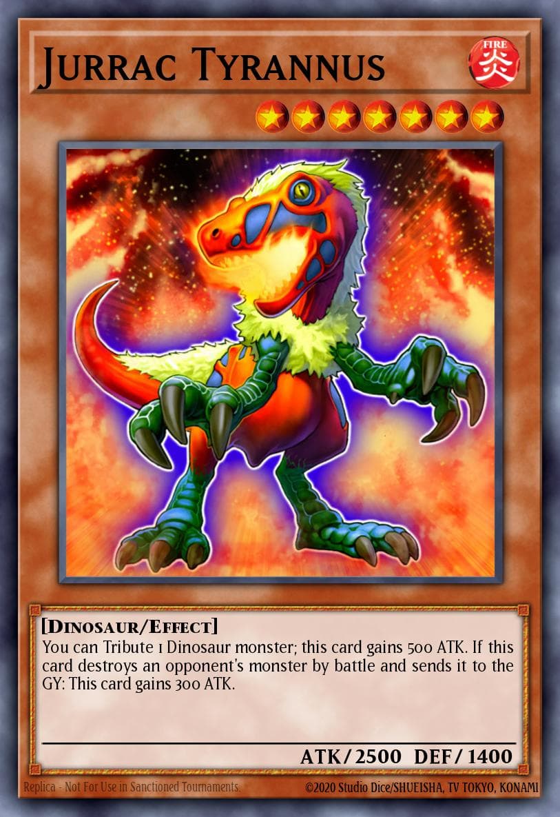 Jurrac Tyrannus Speed Duel: Scars of Battle card