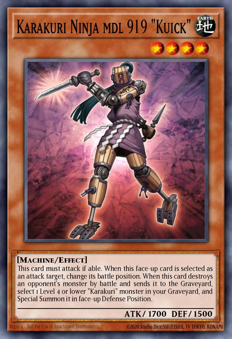 Karakuri Ninja mdl 919 "Kuick" Storm of Ragnarok: Special Edition card