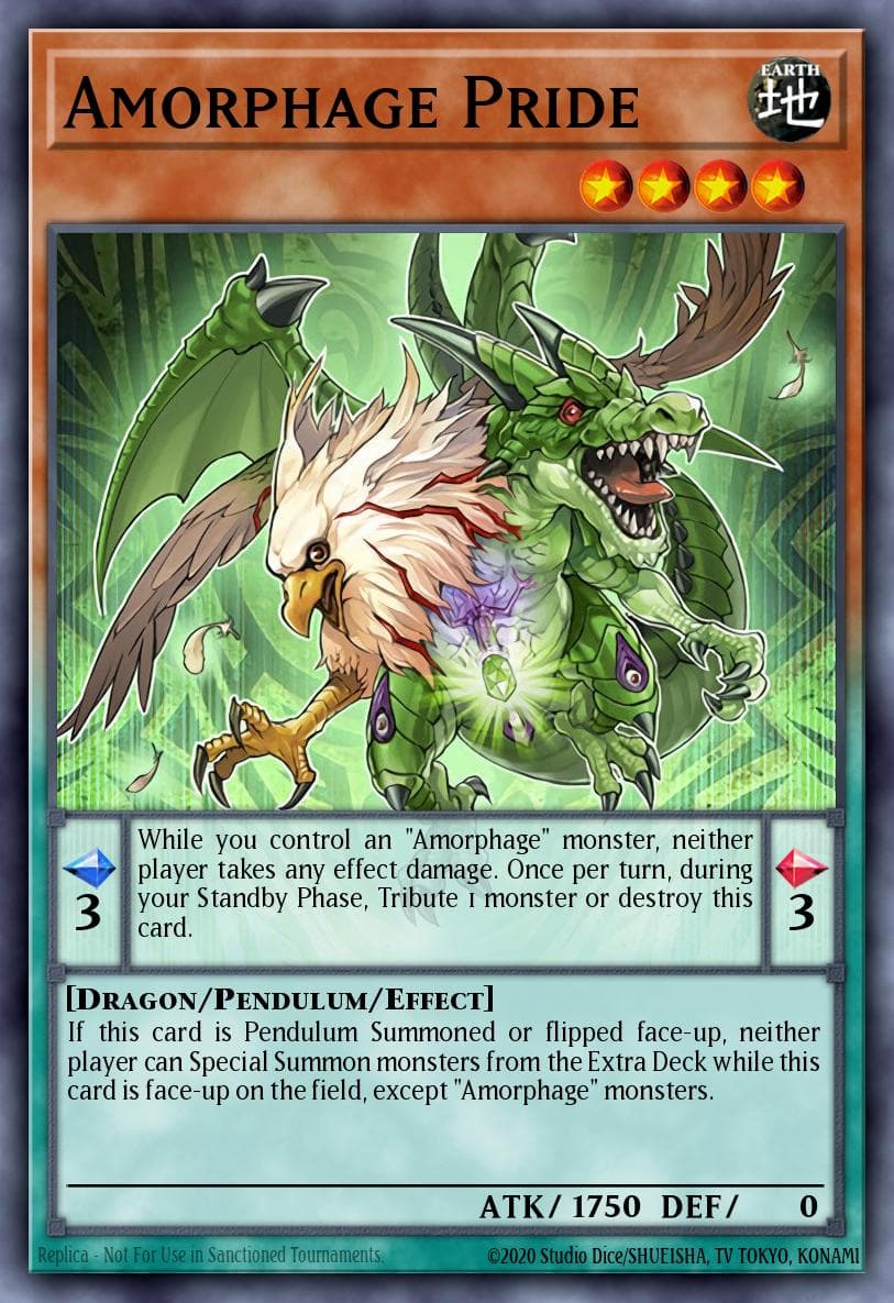 Amorphage Pride 遊戲王 card