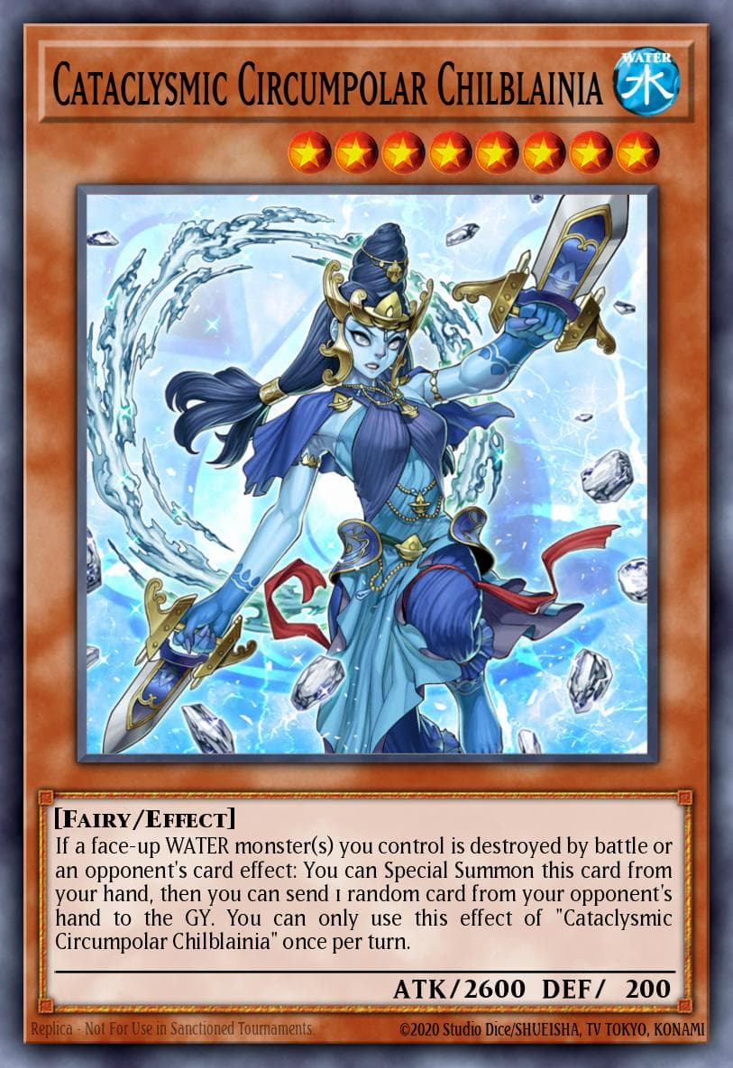 Cataclysmic Circumpolar Chilblainia Eternity Code Premiere! promotional card card