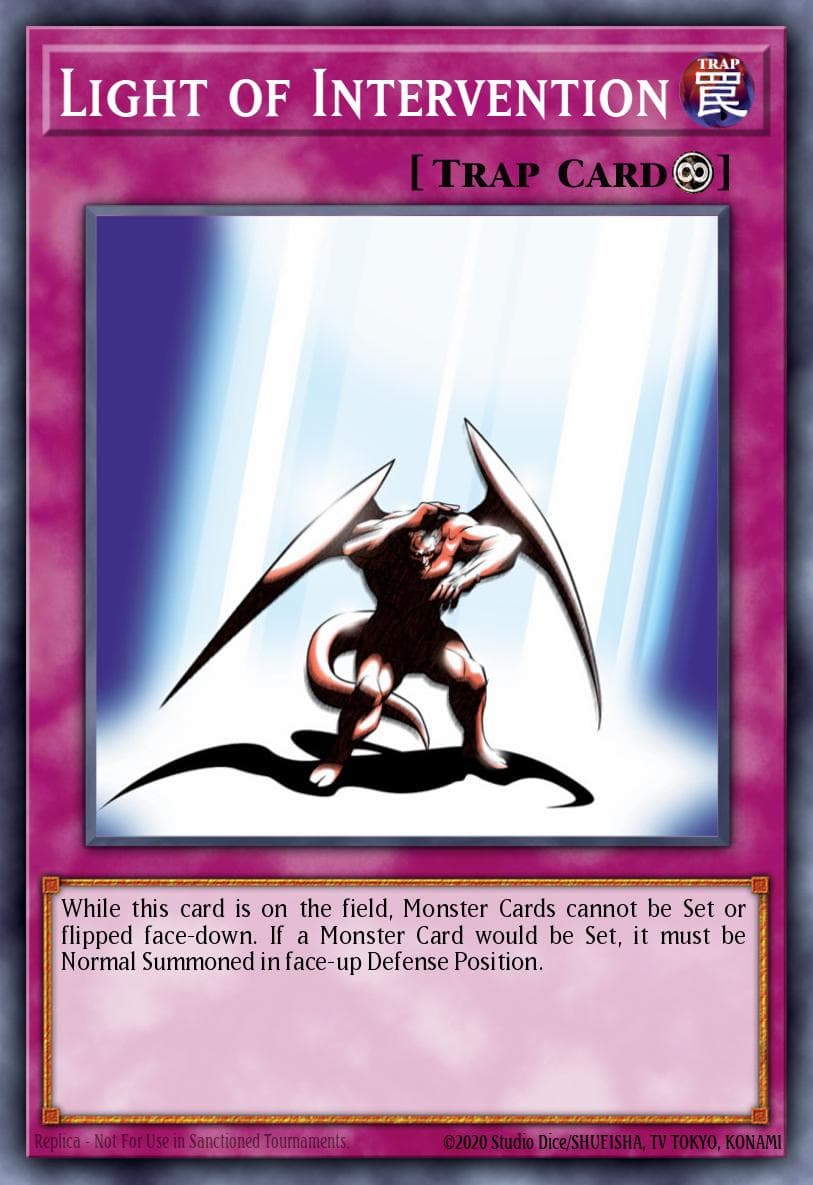 Light of Intervention Pharaoh's Servant card