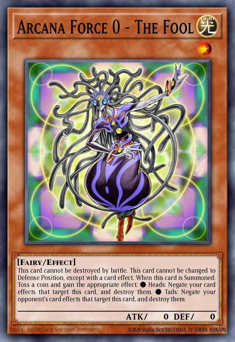 Arcana Force 0 - The Fool Duel Terminal 6b card