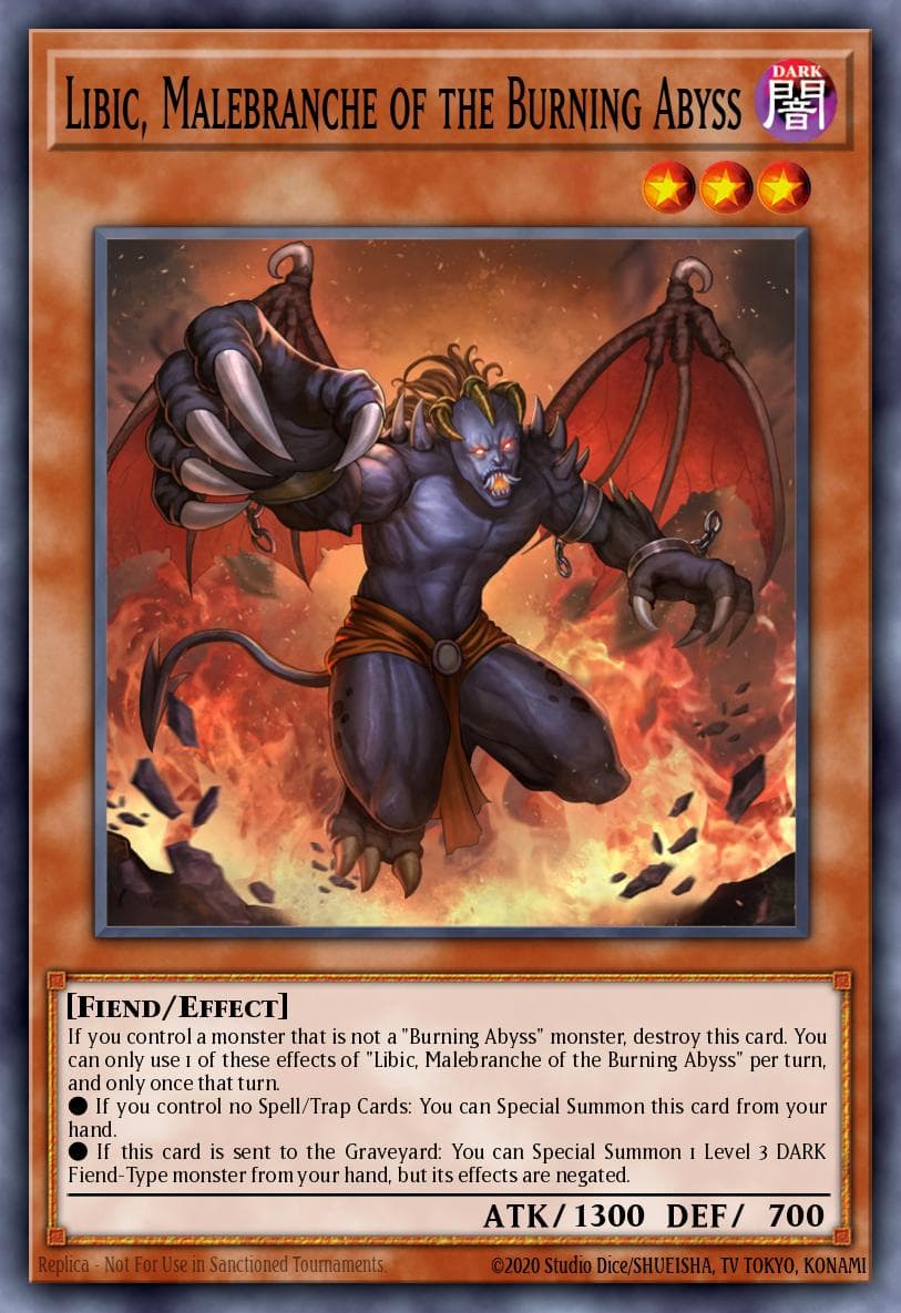 Libic, Malebranche of the Burning Abyss Secrets of Eternity: Super Edition card