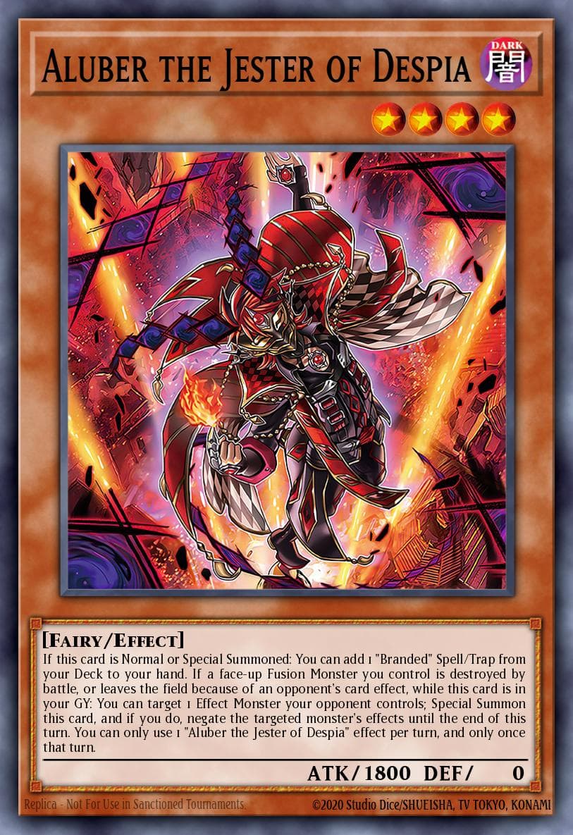 Aluber the Jester of Despia 2022 Tin of the Pharaoh's Gods card