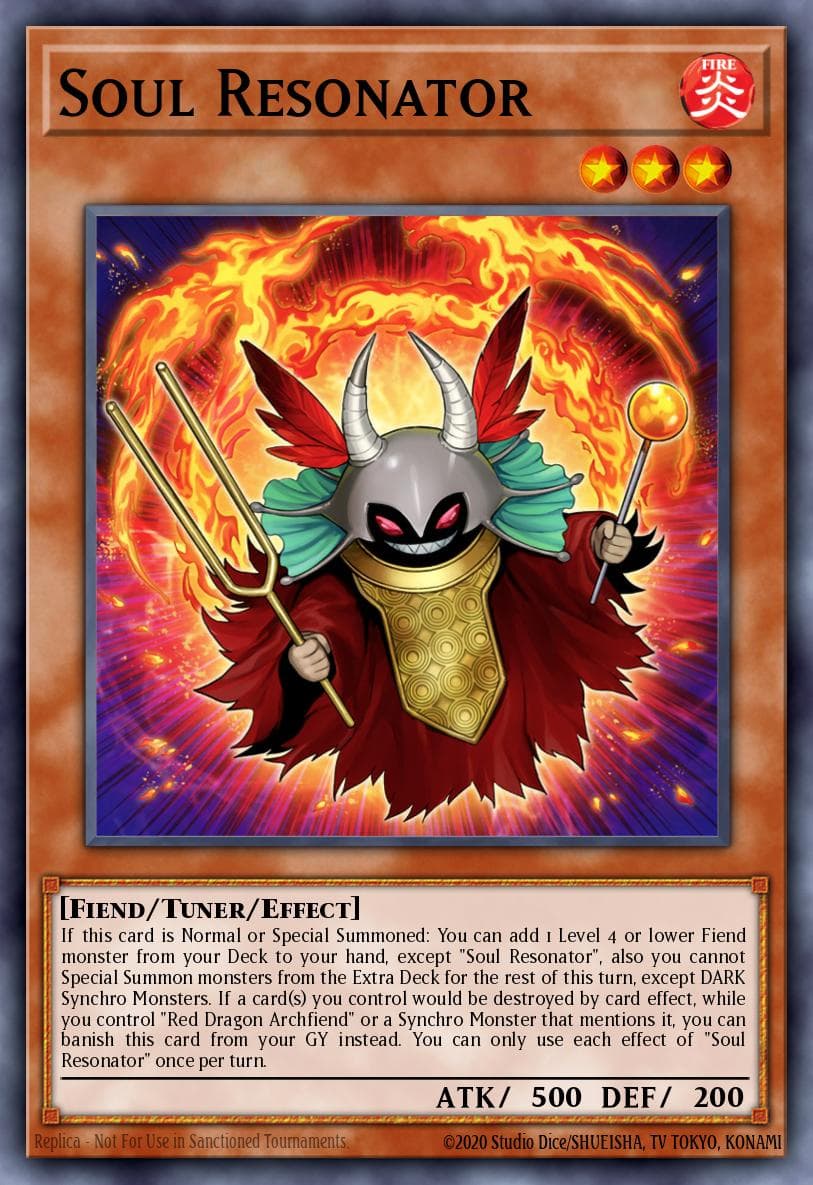 Soul Resonator Structure Deck: The Crimson King card
