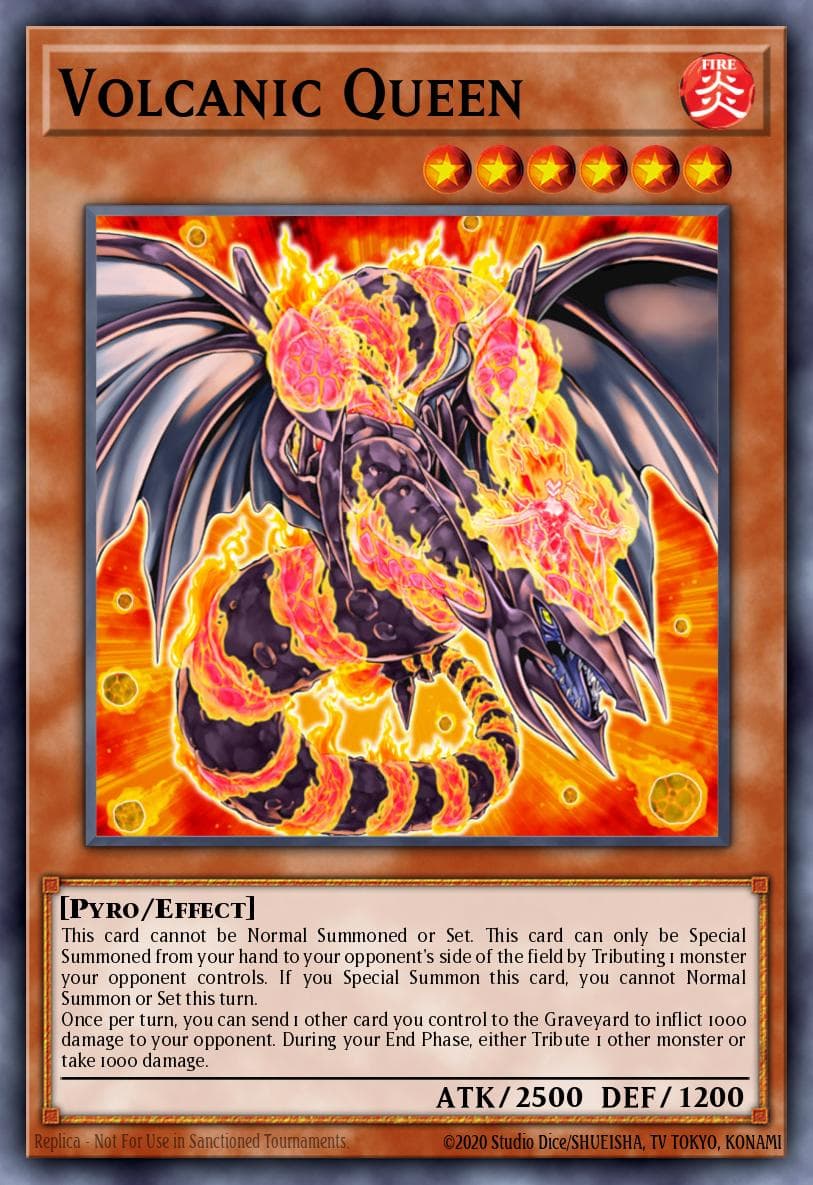 Volcanic Queen Legendary Duelists: Soulburning Volcano card