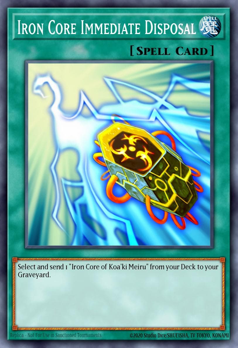 Iron Core Immediate Disposal Raging Battle: Special Edition card