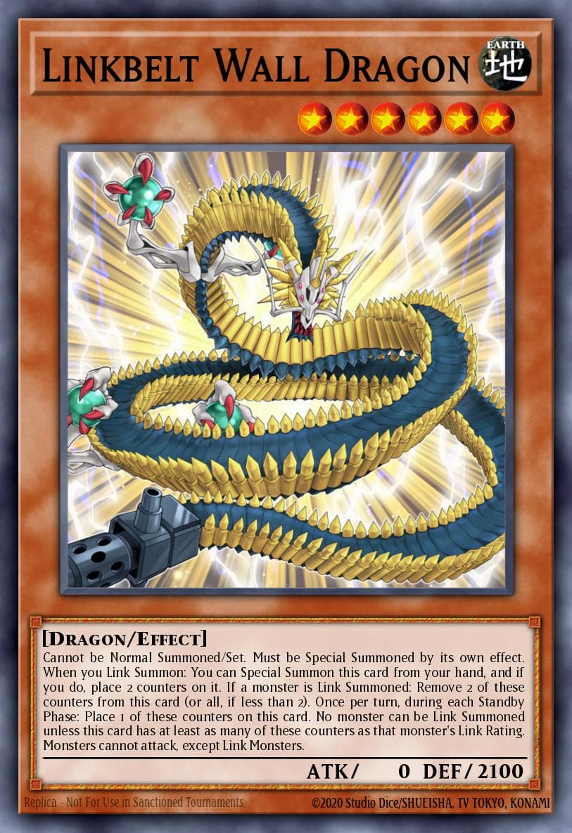 Linkbelt Wall Dragon 2018 Mega-Tin Mega Pack card