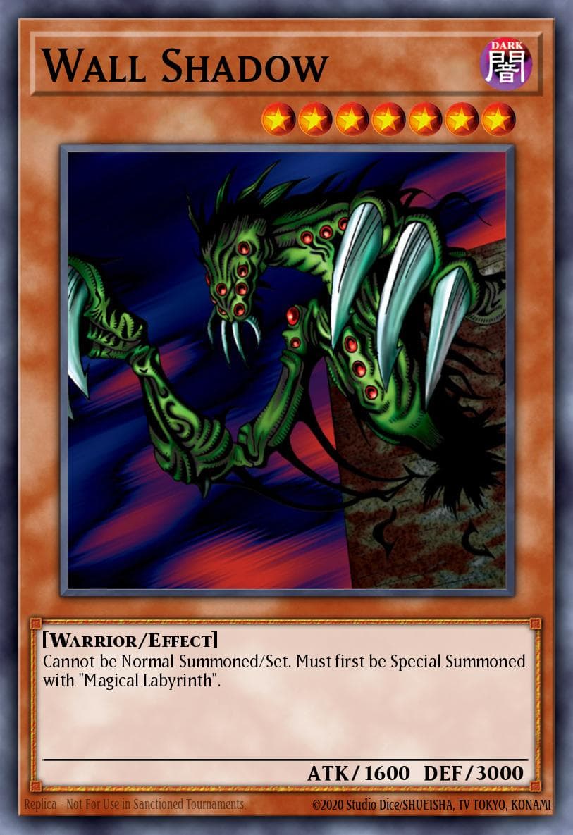 Wall Shadow Spell Ruler card