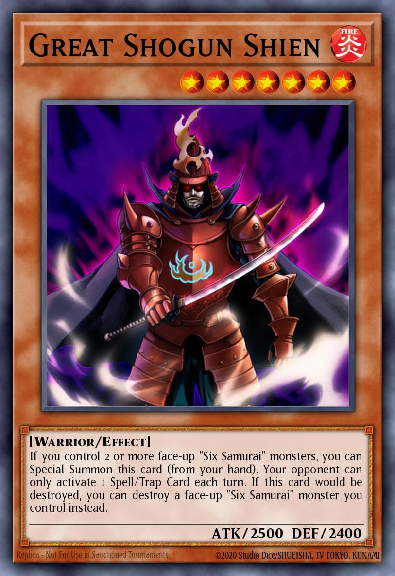 Great Shogun Shien Ra Yellow Mega Pack: Special Edition card