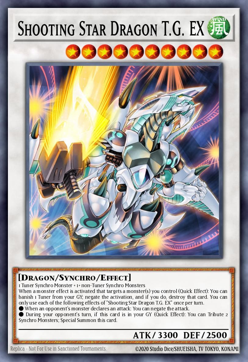 Shooting Star Dragon T.G. EX Ghosts From the Past card