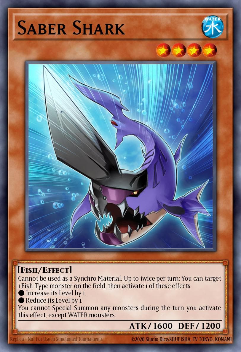Saber Shark Legendary Duelists: Duels From the Deep card