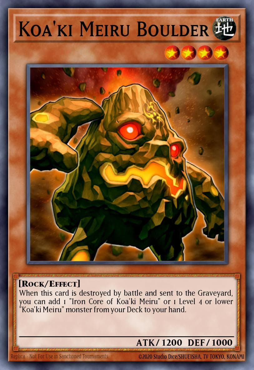 Koa'ki Meiru Boulder Ancient Prophecy: Special Edition card