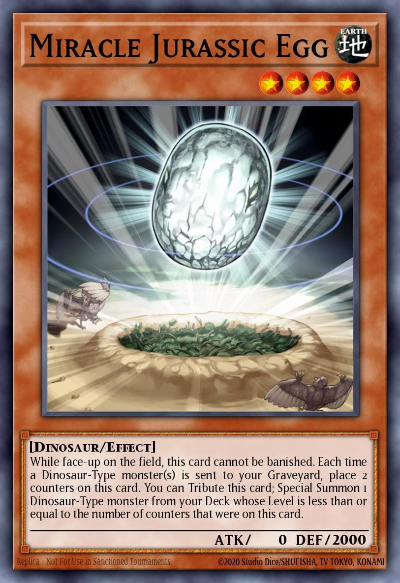 Miracle Jurassic Egg Structure Deck: Dinosaur's Rage Special Set card