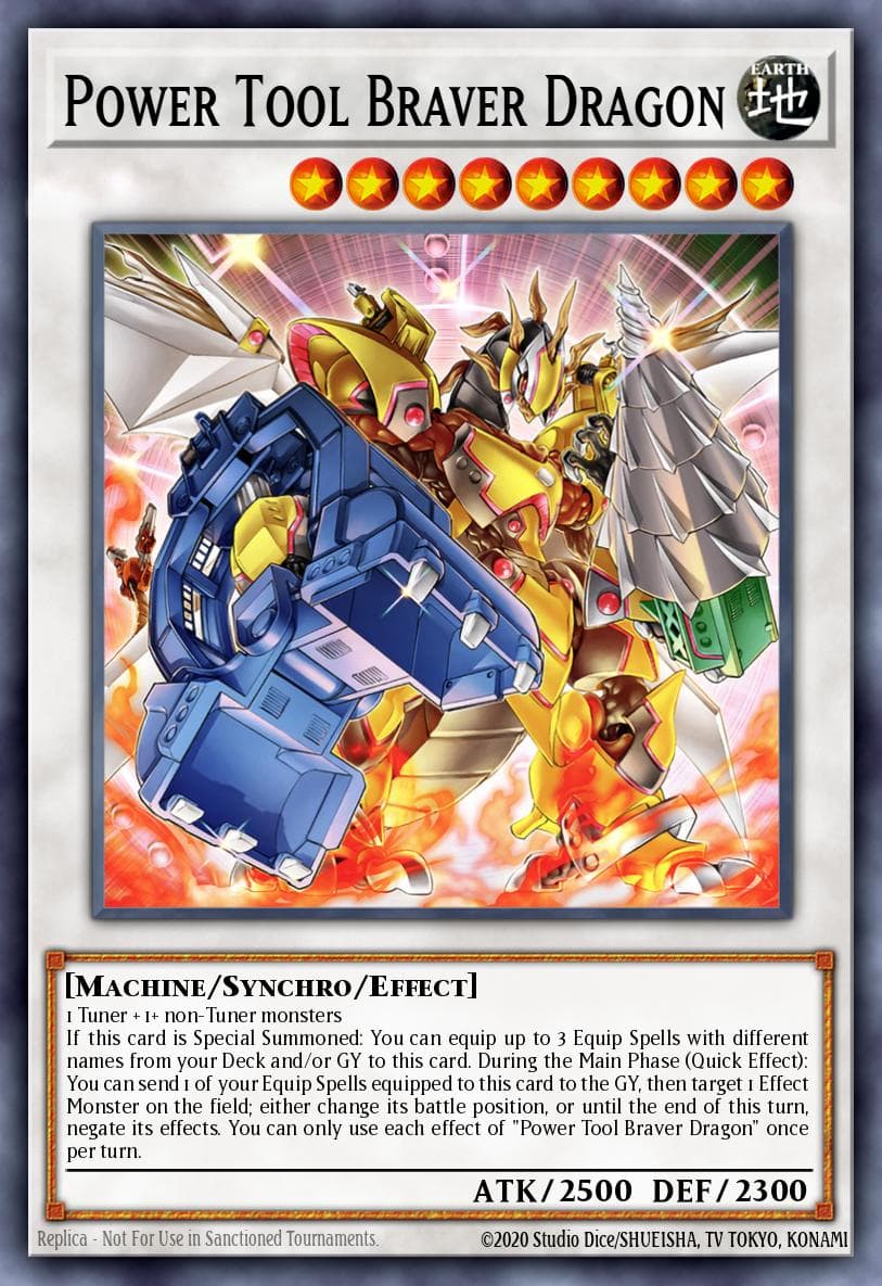 Power Tool Braver Dragon Power of the Elements card