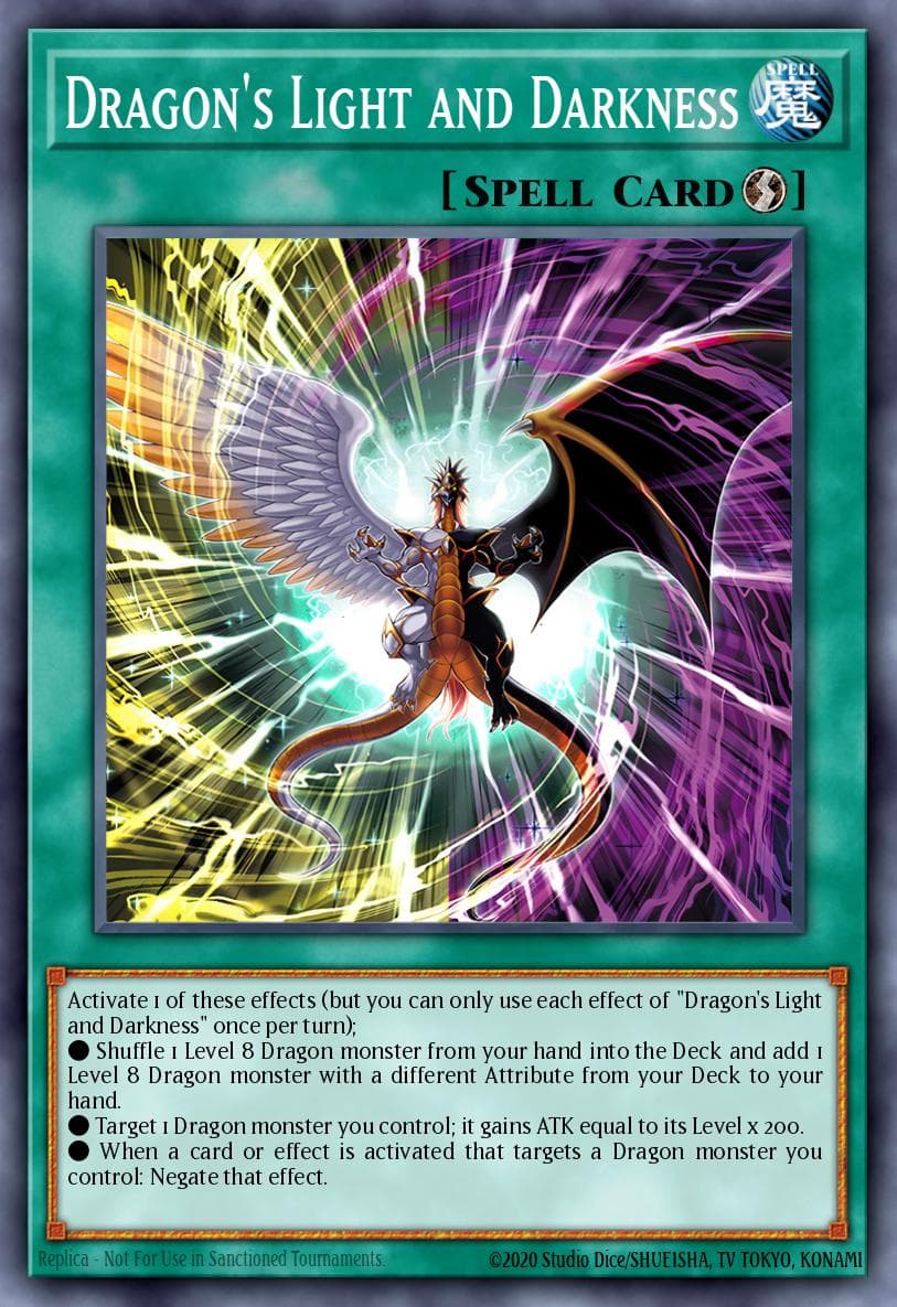 Dragon's Light and Darkness The Infinite Forbidden card