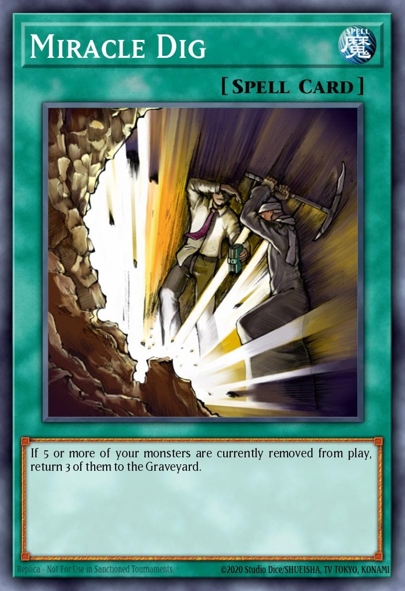 Miracle Dig Labyrinth of Nightmare card