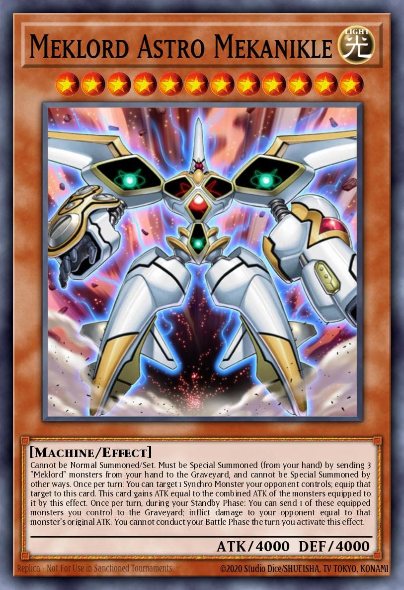 Meklord Astro Mekanikle Legendary Duelists: Rage of Ra card