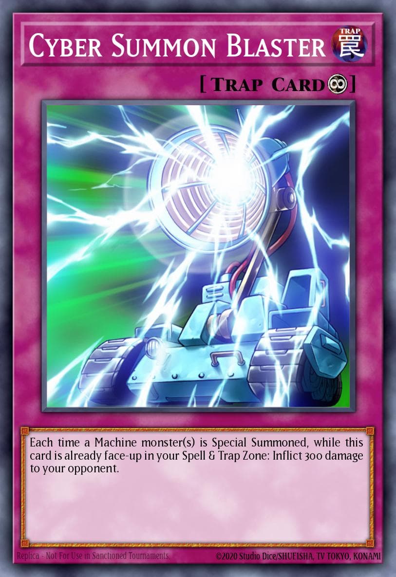 Cyber Summon Blaster Structure Deck: Mechanized Madness card