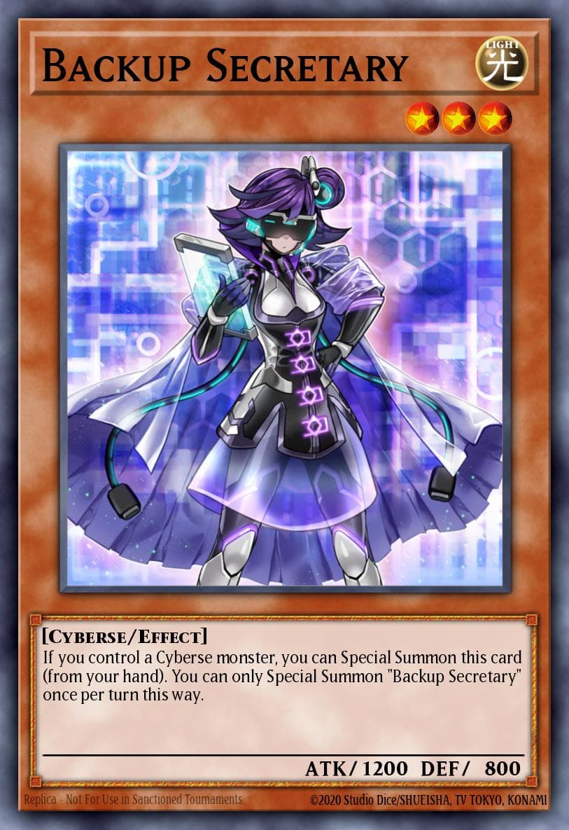 Backup Secretary Code of the Duelist Special Edition card