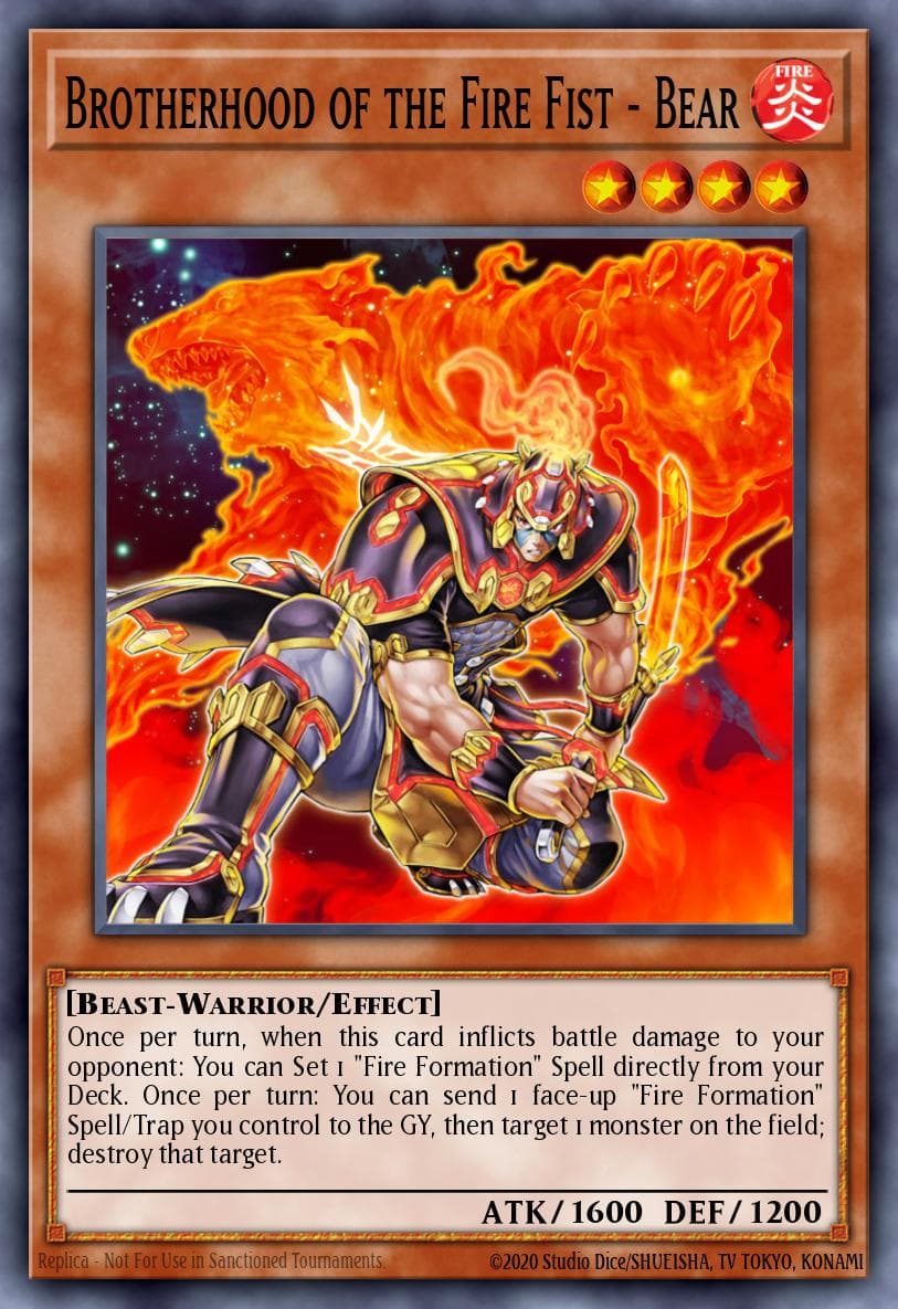 Brotherhood of the Fire Fist - Bear 2013 Collectible Tins Wave 2 card