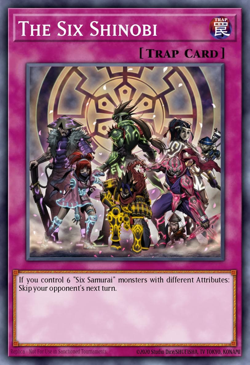 The Six Shinobi Spirit Warriors card