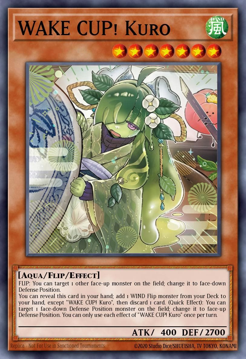 WAKE CUP! Kuro Blazing Dominion card