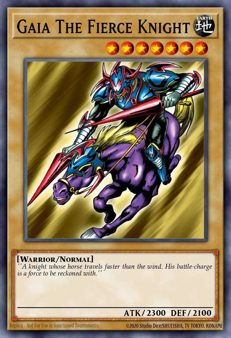 Gaia The Fierce Knight Starter Deck: Yugi Evolution card