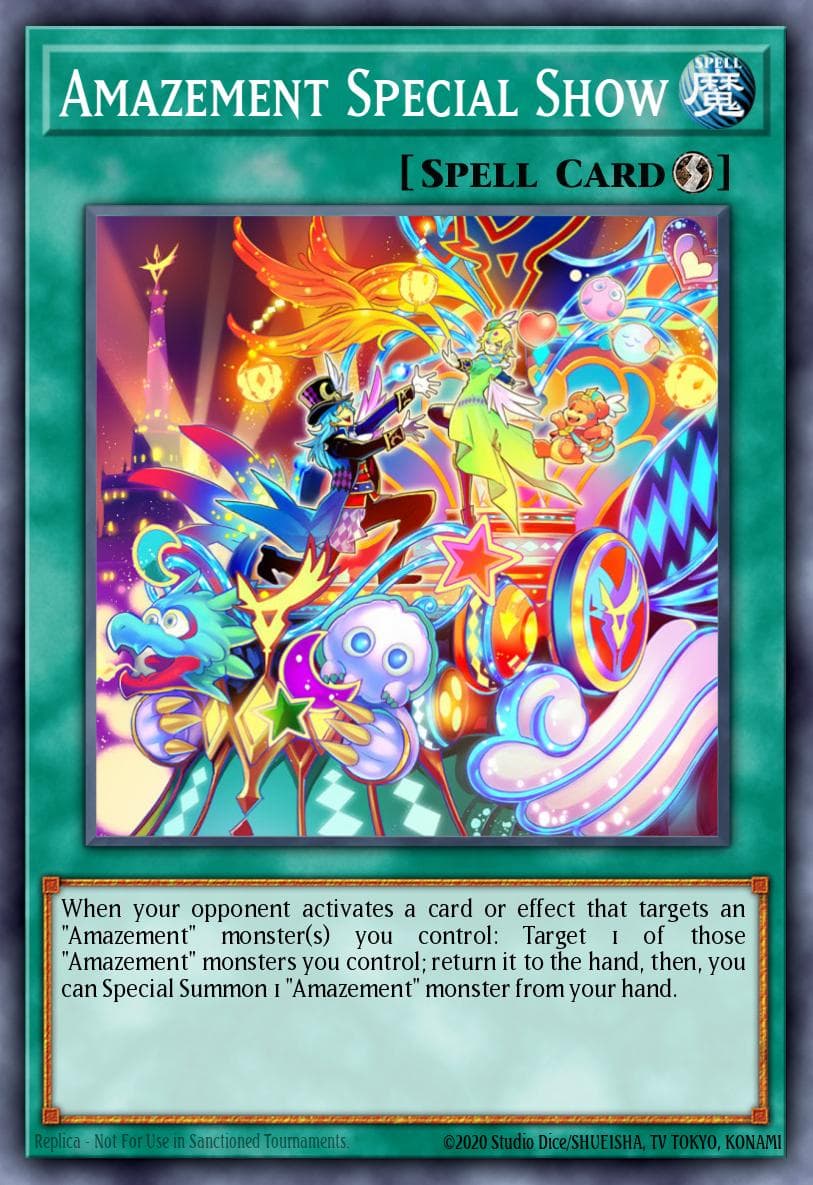 Amazement Special Show Lightning Overdrive Premiere! promotional card card