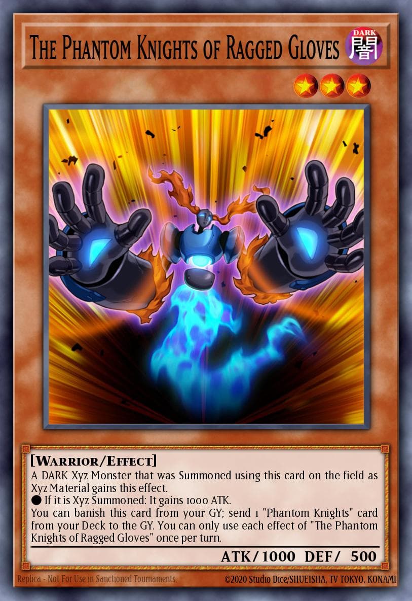 The Phantom Knights of Ragged Gloves OTS Tournament Pack 2 card