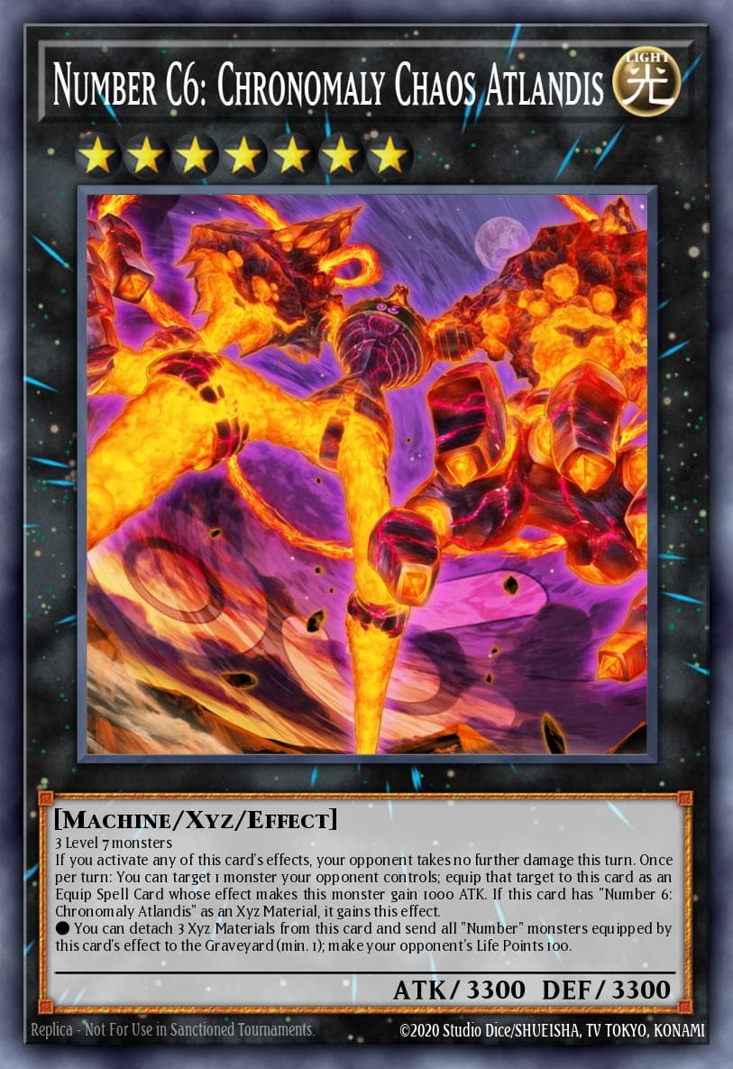 Number C6: Chronomaly Chaos Atlandis Premium Gold card