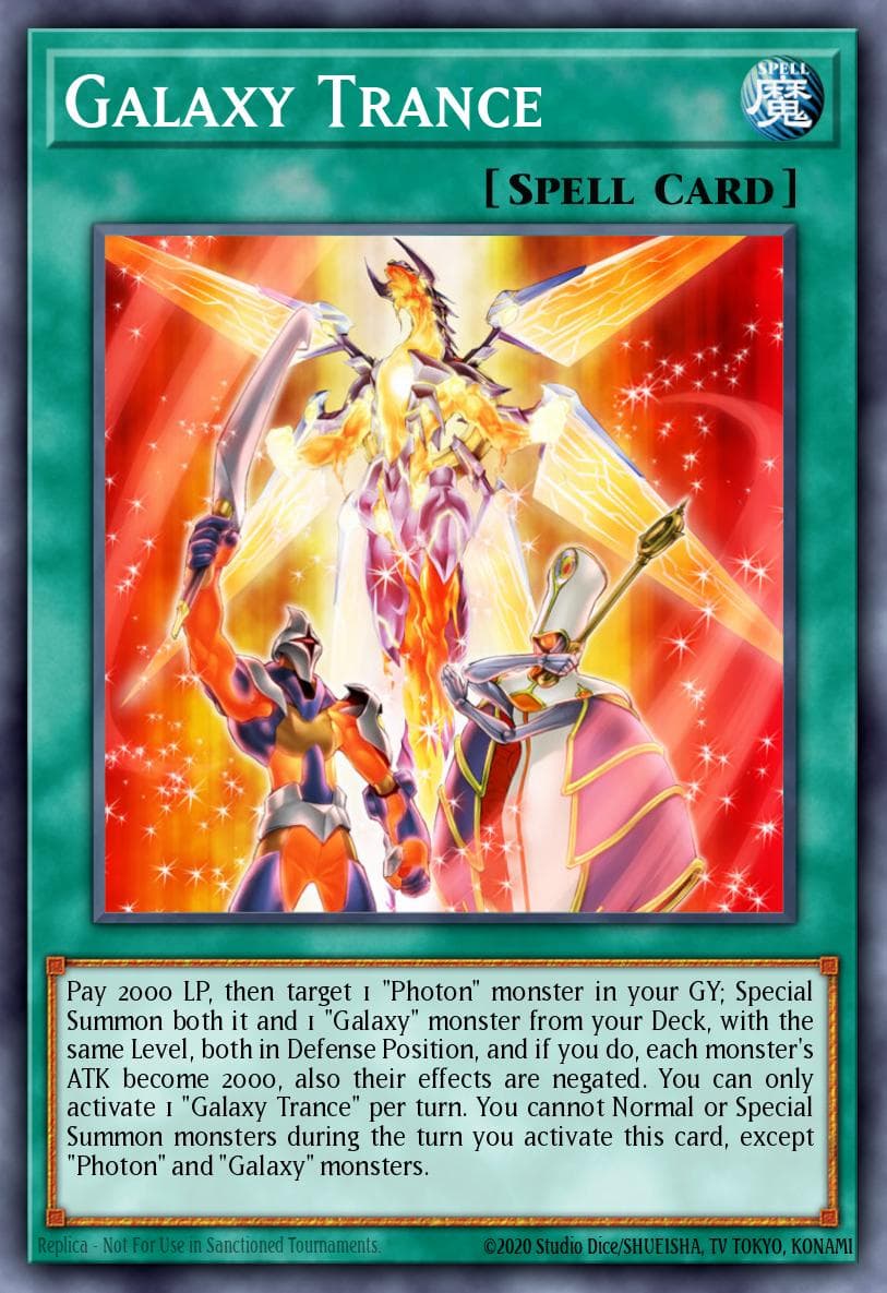 Galaxy Trance 2019 Gold Sarcophagus Tin Mega Pack card