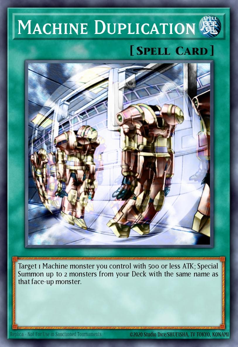 Machine Duplication Amazing Defenders card