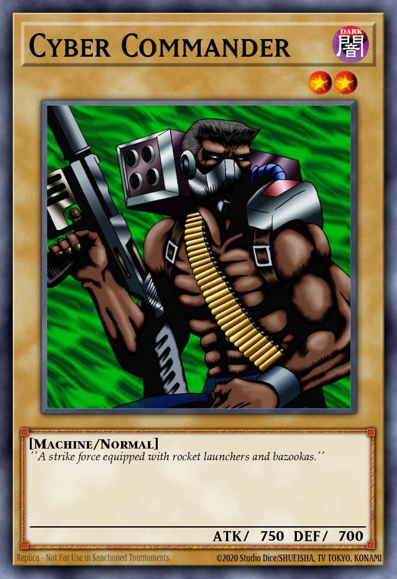 Cyber Commander 遊戲王 card