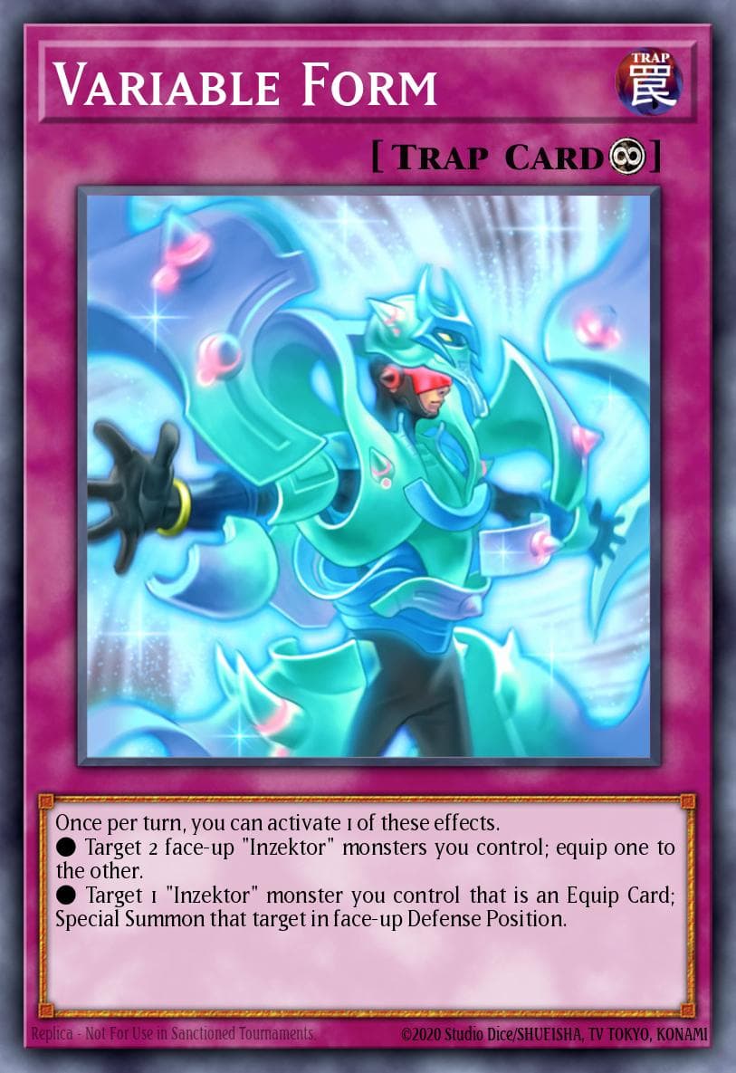 Variable Form 游戏王 card
