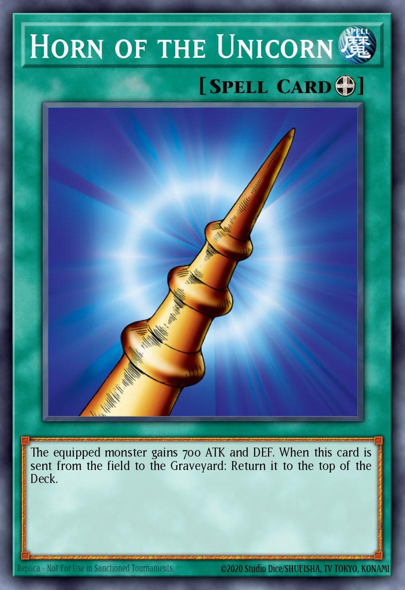 Horn of the Unicorn Spell Ruler card