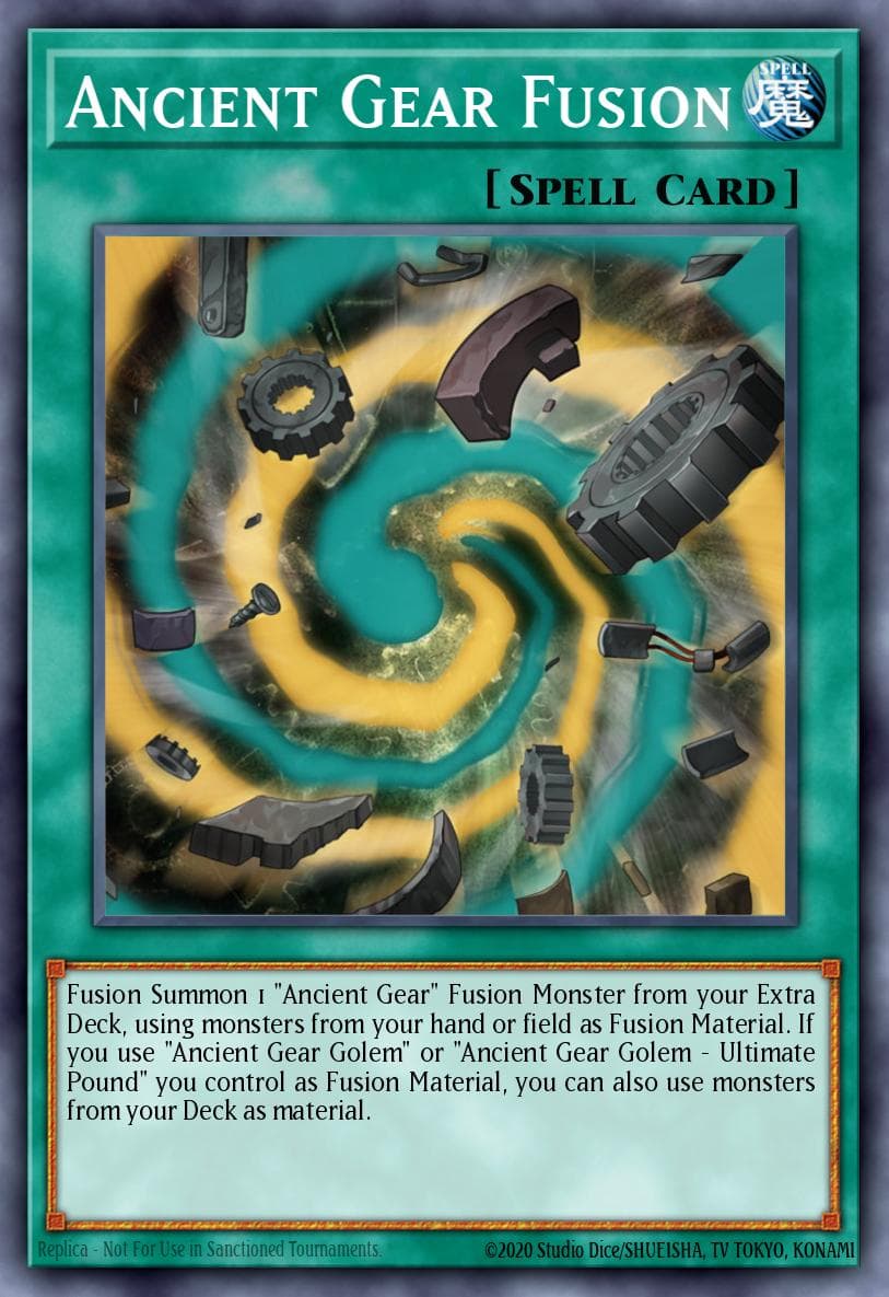 Ancient Gear Fusion Rarity Collection 5 card