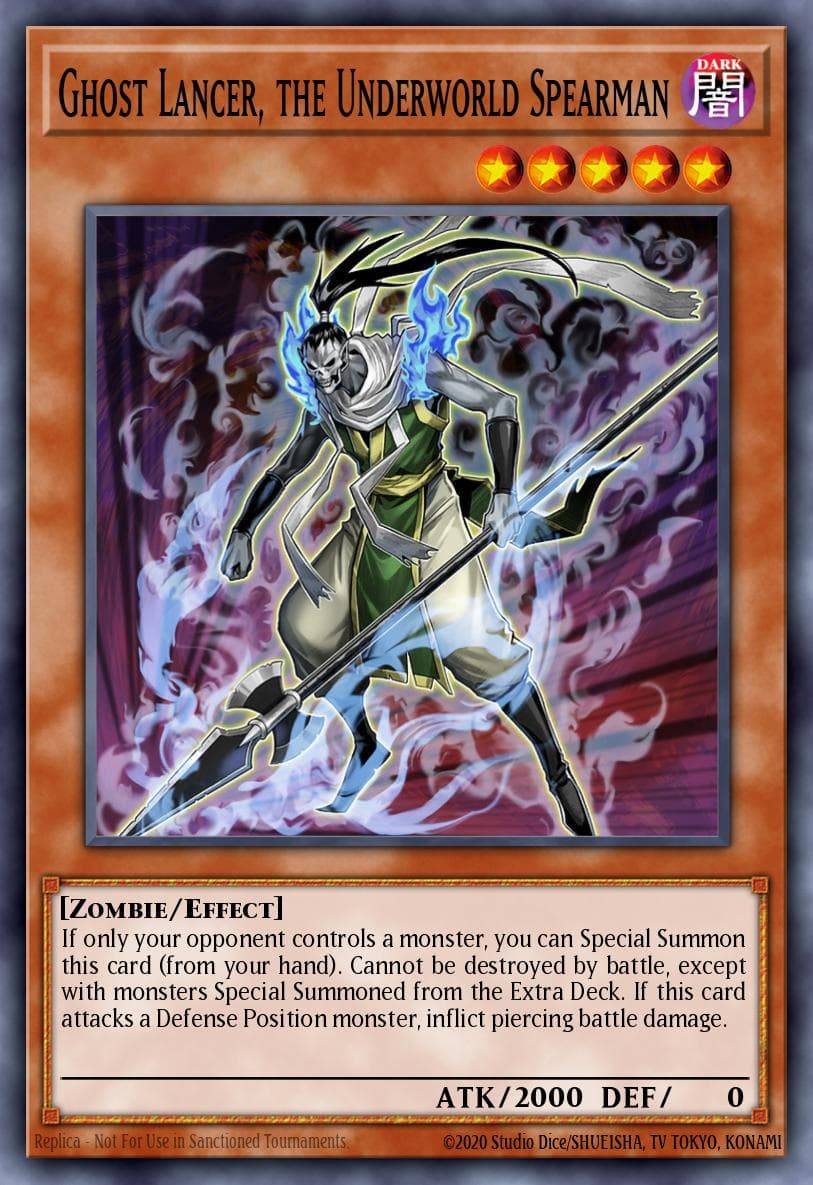 Ghost Lancer, the Underworld Spearman Battles of Legend: Monstrous Revenge card