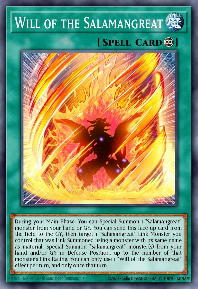 Will of the Salamangreat Battles of Legend: Hero's Revenge card