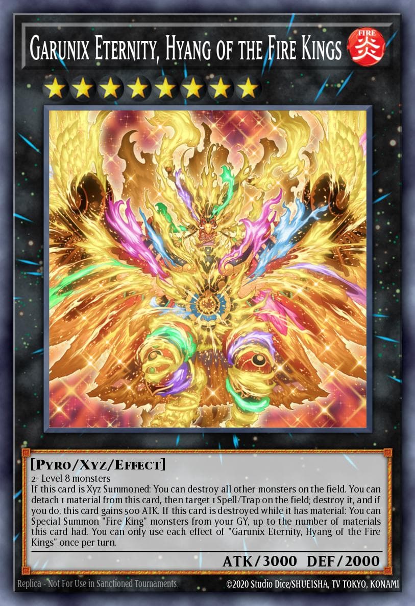 Garunix Eternity, Hyang of the Fire Kings Structure Deck: Fire Kings card