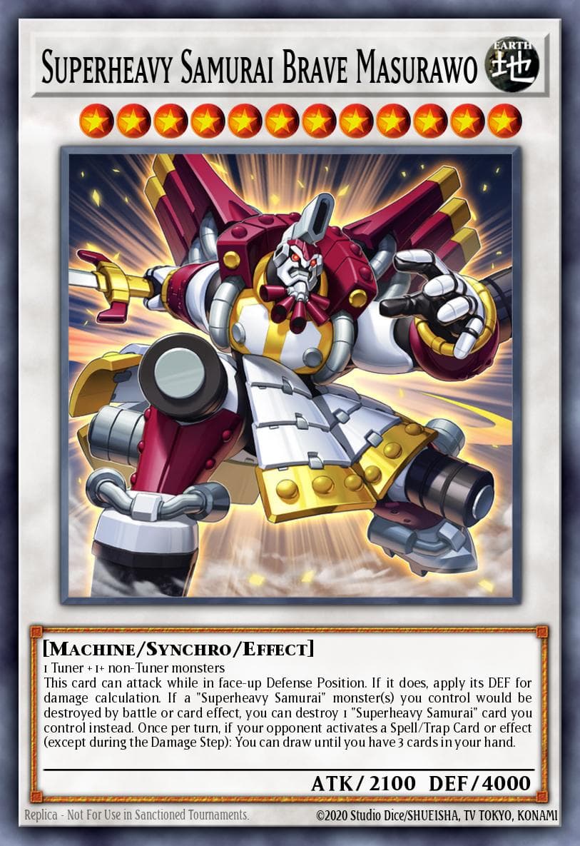 Superheavy Samurai Brave Masurawo Cyberstorm Access card