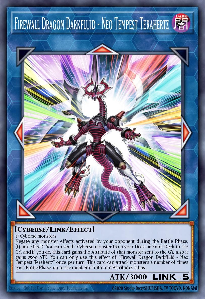 Firewall Dragon Darkfluid - Neo Tempest Terahertz 25th Anniversary Tin: Dueling Mirrors card